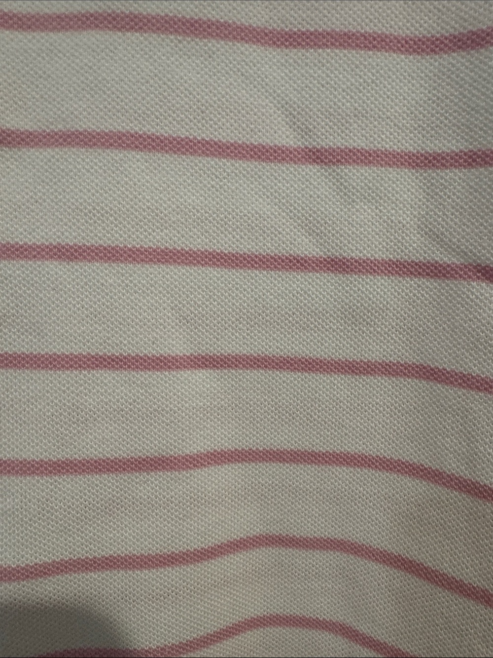 Ralph Lauren White Polo with Light Pink Stripes - Picture 5 of 6